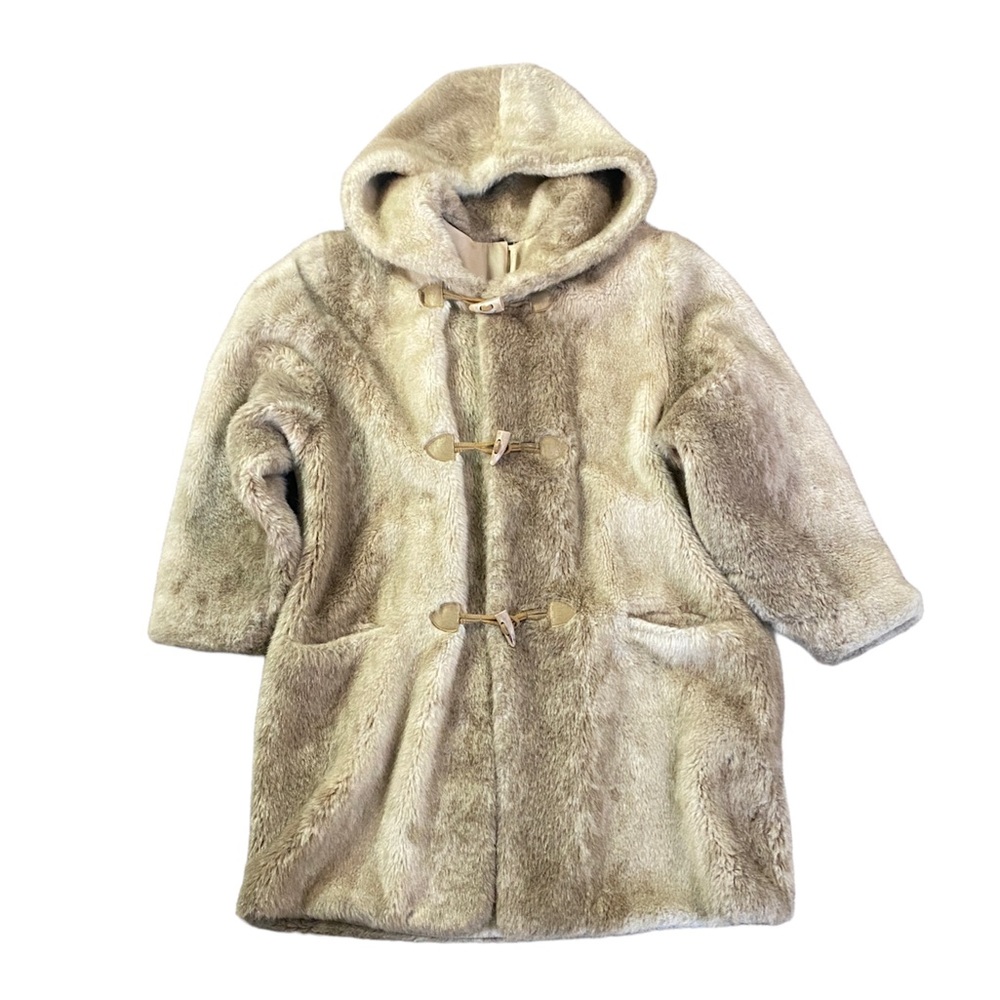 Vintage Jacobsons Faux Fur Hooded Coat